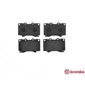 Jeu de 4 plaquettes de frein avant BREMBO P 83 048