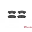 Jeu de 4 plaquettes de frein arrière BREMBO P 83 049 - Visuel 1