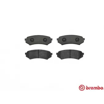 Jeu de 4 plaquettes de frein arrière BREMBO P 83 049