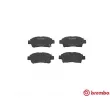 Jeu de 4 plaquettes de frein avant BREMBO P 83 050 - Visuel 1