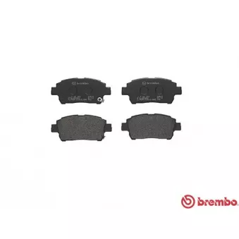 Jeu de 4 plaquettes de frein avant BREMBO P 83 051
