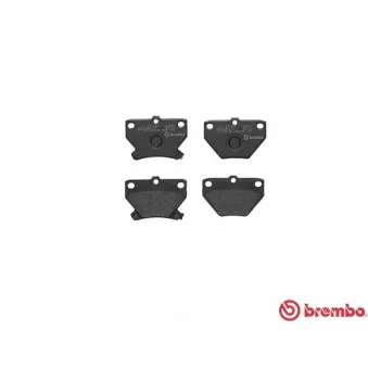 Jeu de 4 plaquettes de frein arrière BREMBO P 83 052