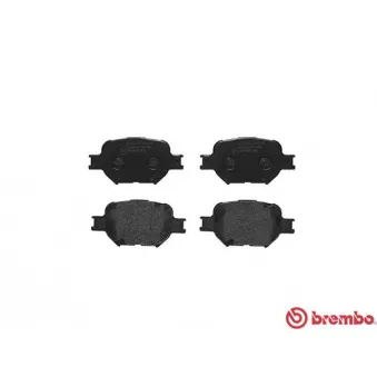 Jeu de 4 plaquettes de frein avant BREMBO P 83 054