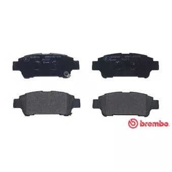 Jeu de 4 plaquettes de frein arrière BREMBO P 83 056