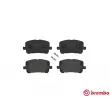 Jeu de 4 plaquettes de frein avant BREMBO P 83 061 - Visuel 1