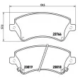 Jeu de 4 plaquettes de frein avant BREMBO P 83 064 - Visuel 2