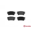 Jeu de 4 plaquettes de frein avant BREMBO P 83 070 - Visuel 1