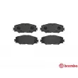 Jeu de 4 plaquettes de frein avant BREMBO P 83 071 - Visuel 1