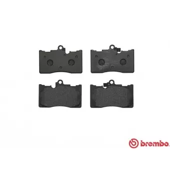 Jeu de 4 plaquettes de frein avant BREMBO