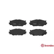 Jeu de 4 plaquettes de frein avant BREMBO P 83 074 - Visuel 1