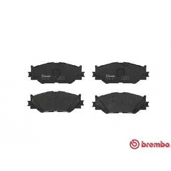 Jeu de 4 plaquettes de frein avant BREMBO P 83 074