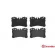 Jeu de 4 plaquettes de frein avant BREMBO P 83 075 - Visuel 1