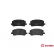 Jeu de 4 plaquettes de frein avant BREMBO P 83 078 - Visuel 1