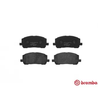 Jeu de 4 plaquettes de frein avant BREMBO P 83 078