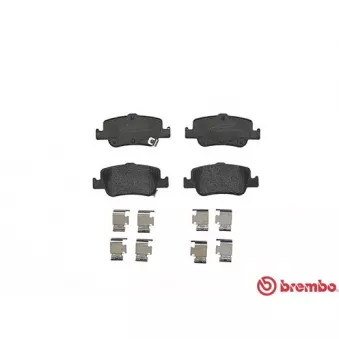 Jeu de 4 plaquettes de frein arrière BREMBO P 83 080