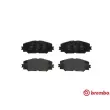 Jeu de 4 plaquettes de frein avant BREMBO P 83 082 - Visuel 1