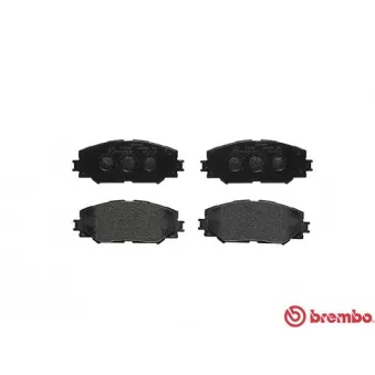 Jeu de 4 plaquettes de frein avant BREMBO P 83 082