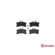 Jeu de 4 plaquettes de frein arrière BREMBO P 83 084 - Visuel 1