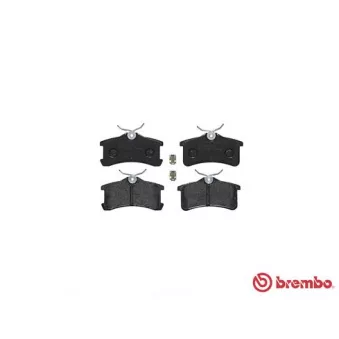 Jeu de 4 plaquettes de frein arrière BREMBO P 83 084