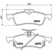 Jeu de 4 plaquettes de frein arrière BREMBO P 83 087 - Visuel 2