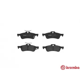 Jeu de 4 plaquettes de frein arrière BREMBO P 83 087