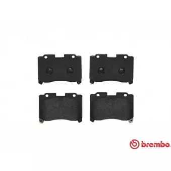 Jeu de 4 plaquettes de frein avant BREMBO P 83 090
