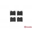 Jeu de 4 plaquettes de frein arrière BREMBO P 83 091 - Visuel 1