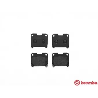 Jeu de 4 plaquettes de frein arrière BREMBO P 83 091