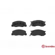 Jeu de 4 plaquettes de frein avant BREMBO P 83 093 - Visuel 1