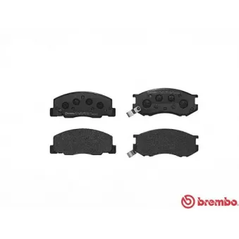Jeu de 4 plaquettes de frein avant BREMBO P 83 093