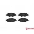 Jeu de 4 plaquettes de frein avant BREMBO P 83 094 - Visuel 1