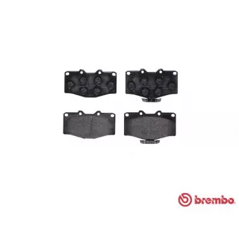 Jeu de 4 plaquettes de frein avant BREMBO P 83 095