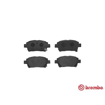 Jeu de 4 plaquettes de frein avant BREMBO