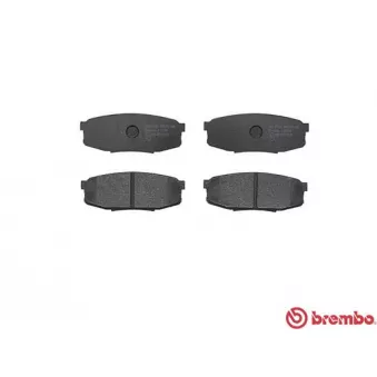 Jeu de 4 plaquettes de frein arrière BREMBO P 83 098