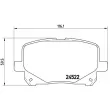 Jeu de 4 plaquettes de frein avant BREMBO P 83 100 - Visuel 2