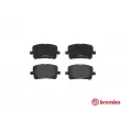 Jeu de 4 plaquettes de frein avant BREMBO P 83 100 - Visuel 1
