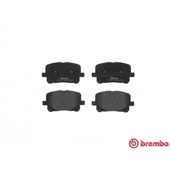 Jeu de 4 plaquettes de frein avant BREMBO P 83 100
