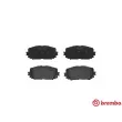 Jeu de 4 plaquettes de frein avant BREMBO P 83 101 - Visuel 1