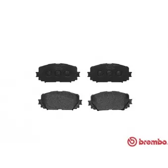 Jeu de 4 plaquettes de frein avant BREMBO