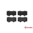 Jeu de 4 plaquettes de frein avant BREMBO P 83 102 - Visuel 1
