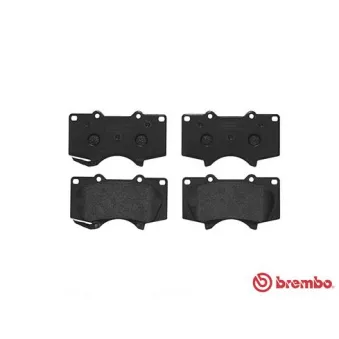 Jeu de 4 plaquettes de frein avant BREMBO