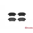 Jeu de 4 plaquettes de frein avant BREMBO P 83 103 - Visuel 1