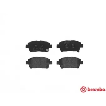 Jeu de 4 plaquettes de frein avant BREMBO P 83 103
