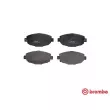 Jeu de 4 plaquettes de frein avant BREMBO P 83 104 - Visuel 1