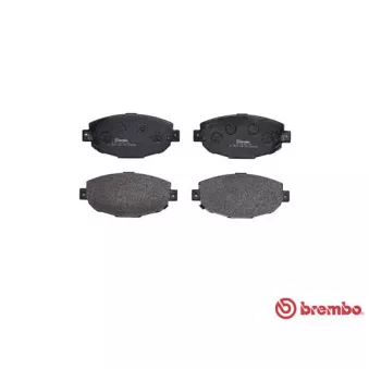 Jeu de 4 plaquettes de frein avant BREMBO P 83 104