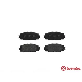 Jeu de 4 plaquettes de frein avant BREMBO P 83 106