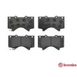 Jeu de 4 plaquettes de frein avant BREMBO P 83 107 - Visuel 1