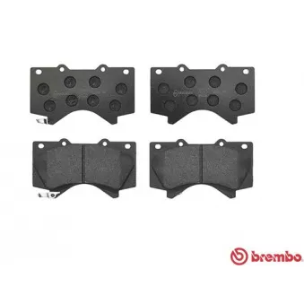 Jeu de 4 plaquettes de frein avant BREMBO P 83 107