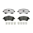 Jeu de 4 plaquettes de frein avant BREMBO P 83 109X - Visuel 1