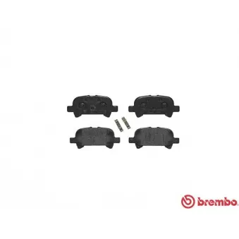 Jeu de 4 plaquettes de frein arrière BREMBO P 83 110